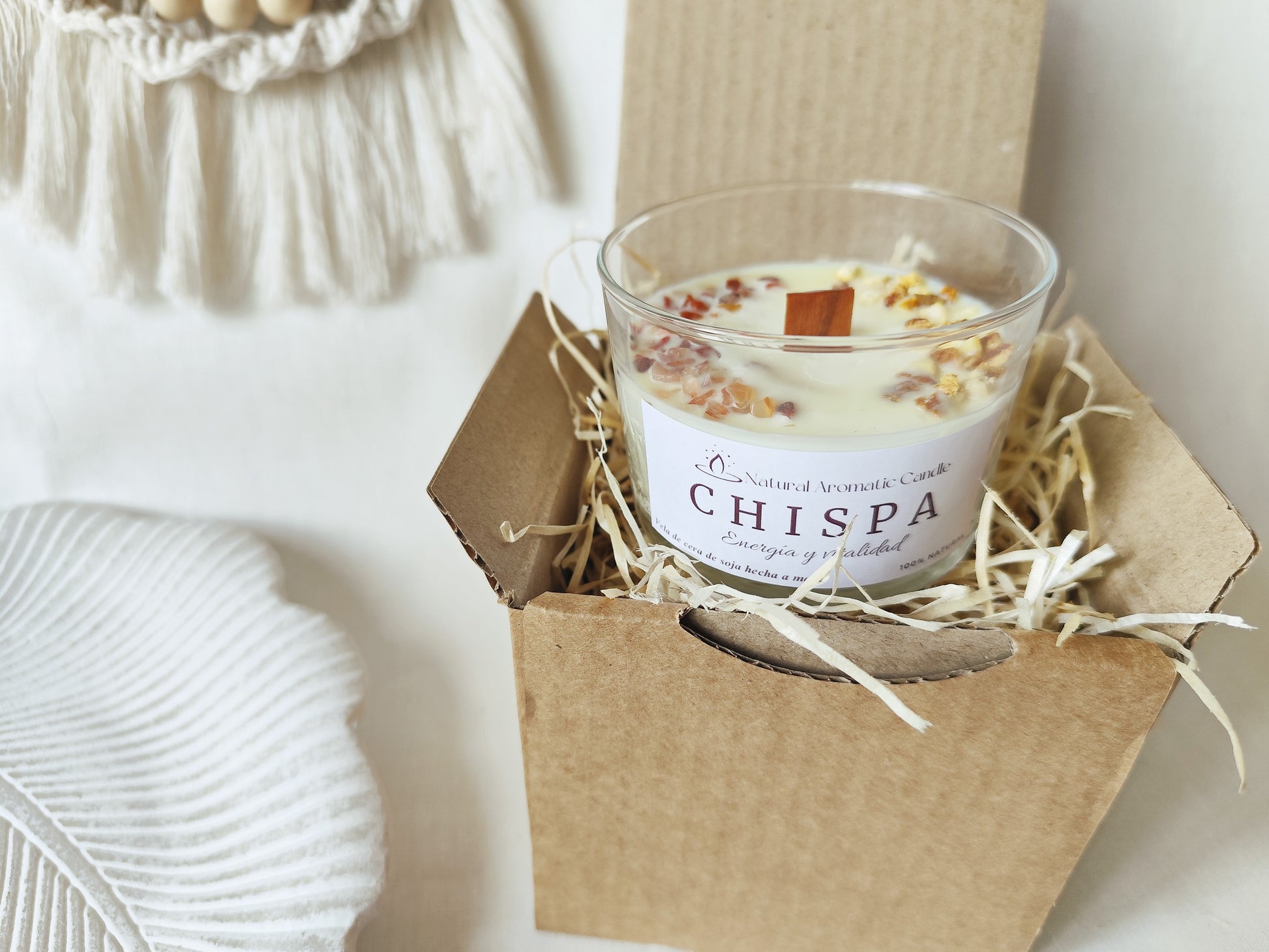 Vela Aromática Chispa – Energia y Vitalidad