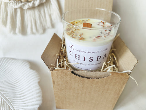 Vela Aromática Chispa – Energia y Vitalidad