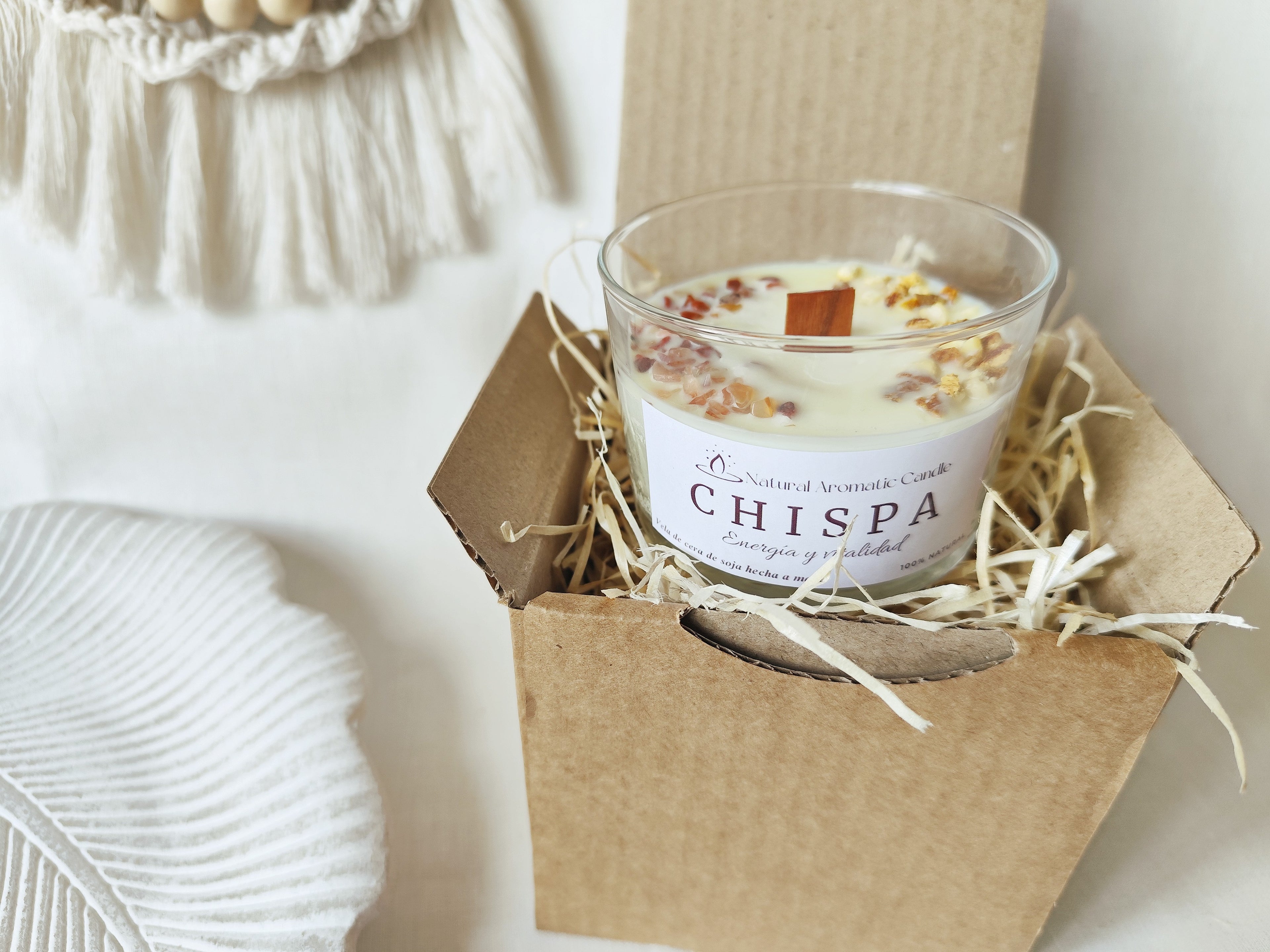 Vela Aromática Chispa – Energia y Vitalidad