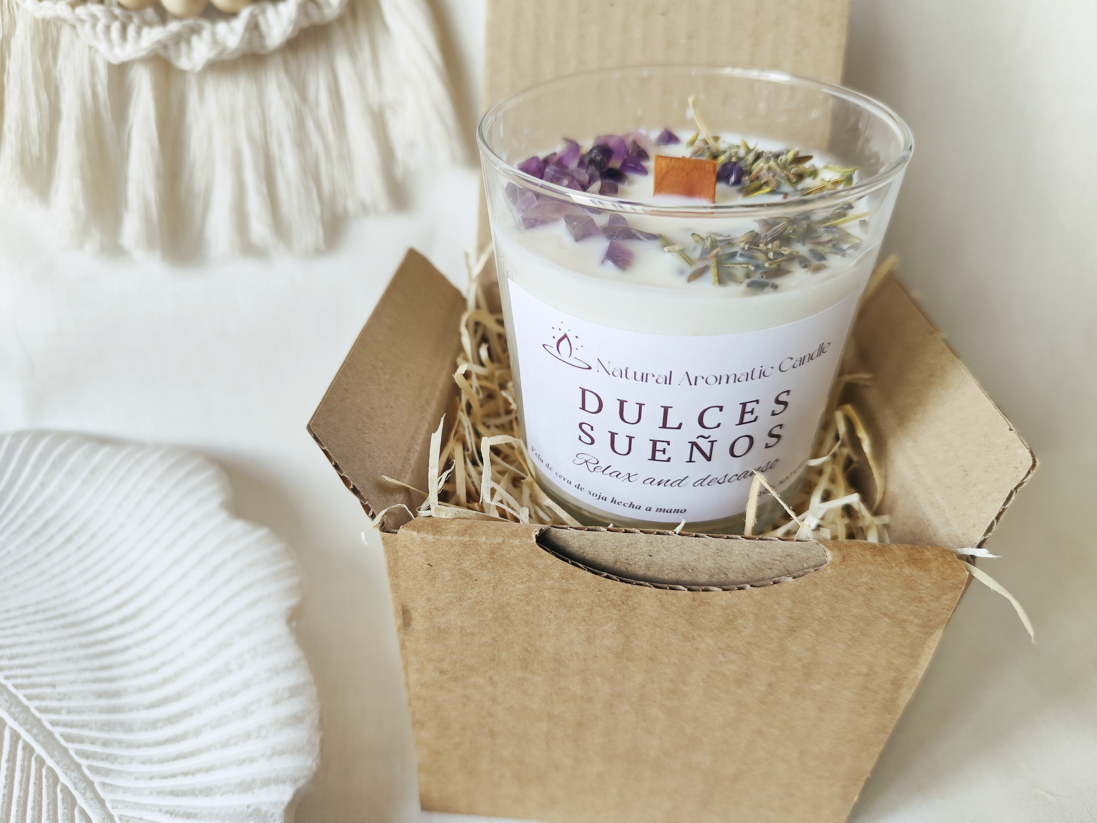 Vela Aromática Dulces Sueños – Relax y Descanso