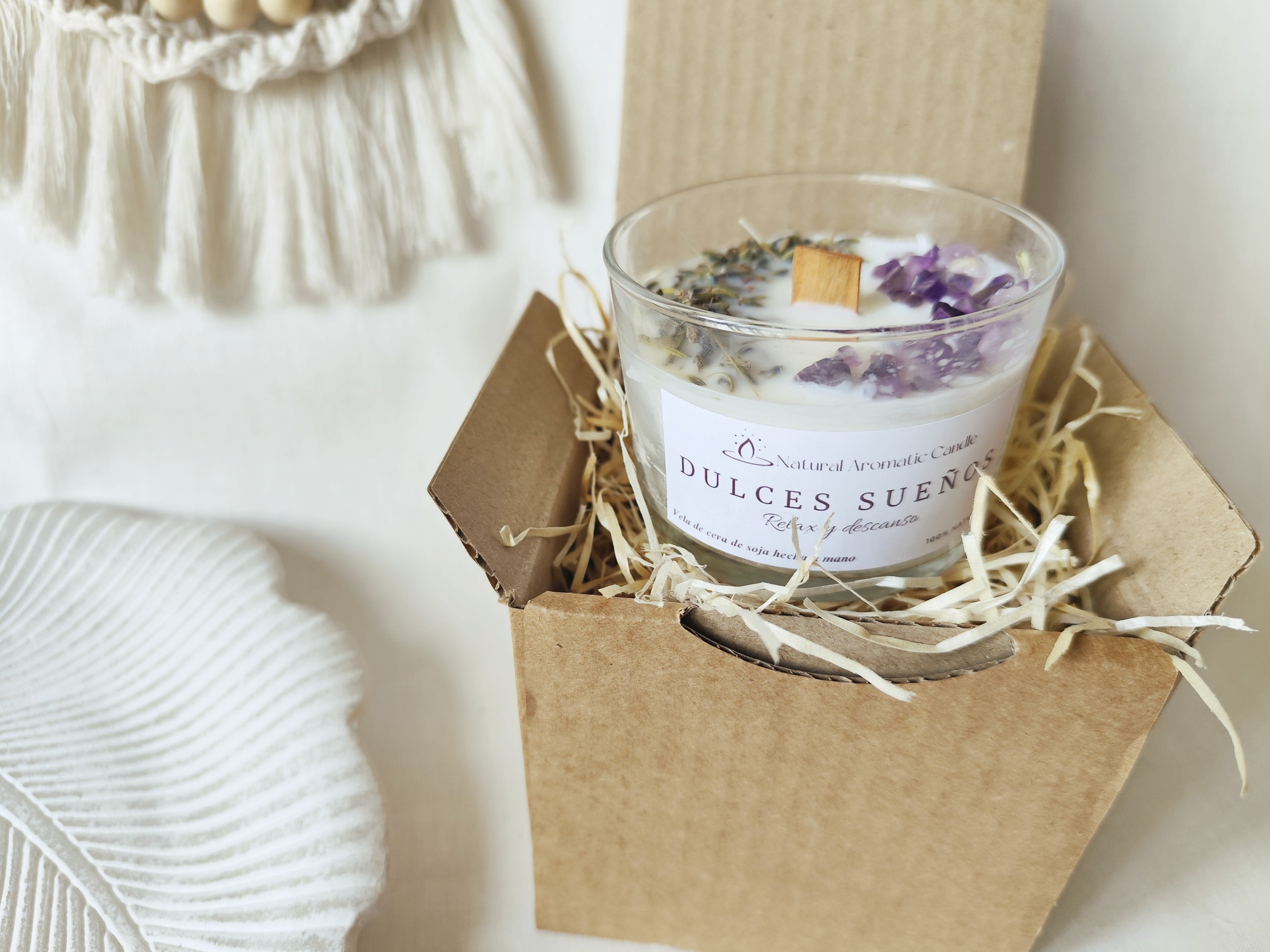 Vela Aromática Dulces Sueños – Relax y Descanso