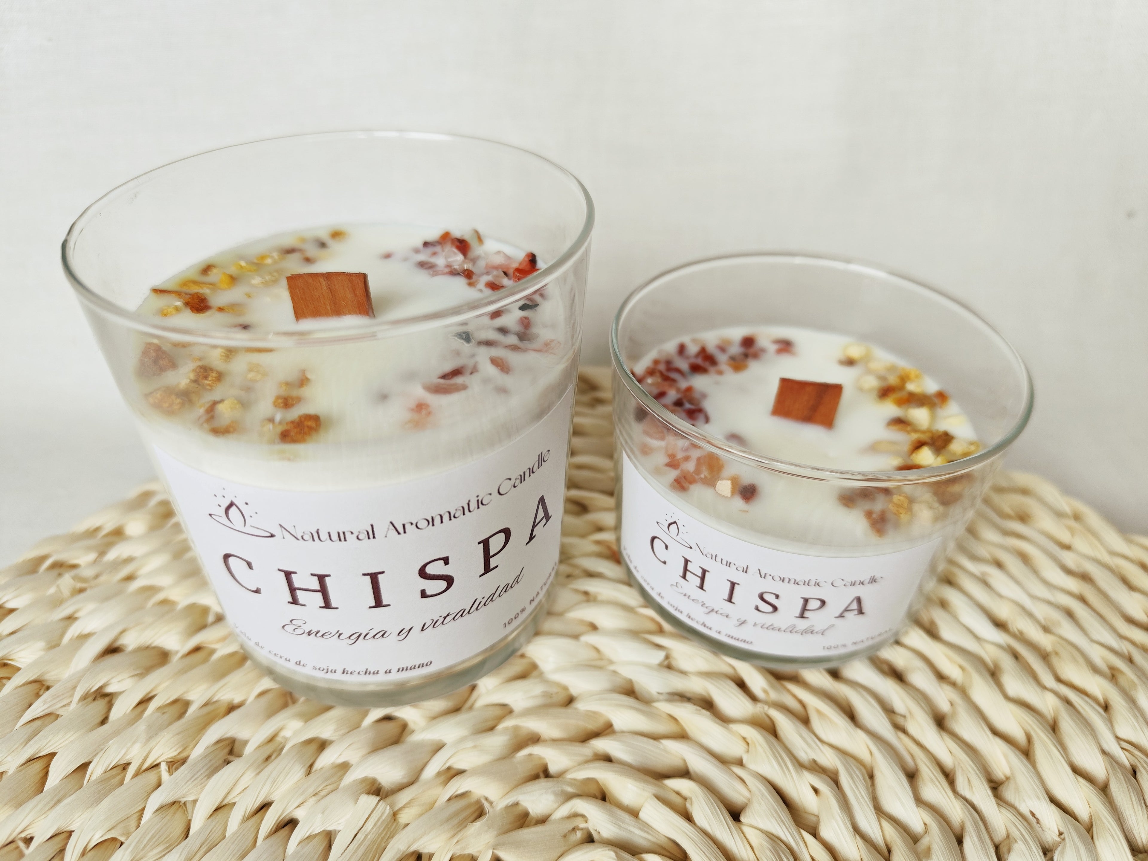 Vela Aromática Chispa – Energia y Vitalidad