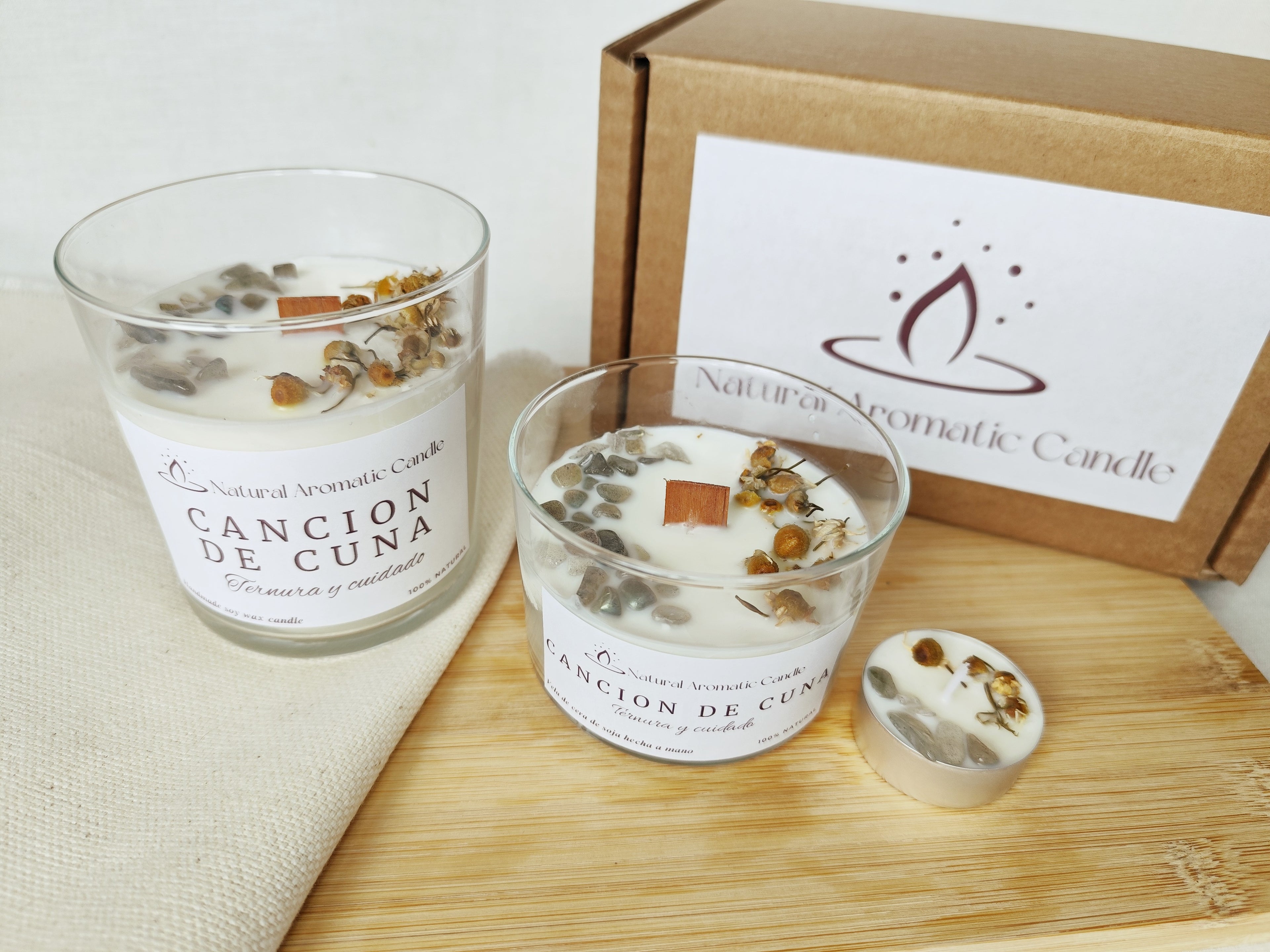 Vela Aromática Canción de Cuna – Ternura y Cuidado