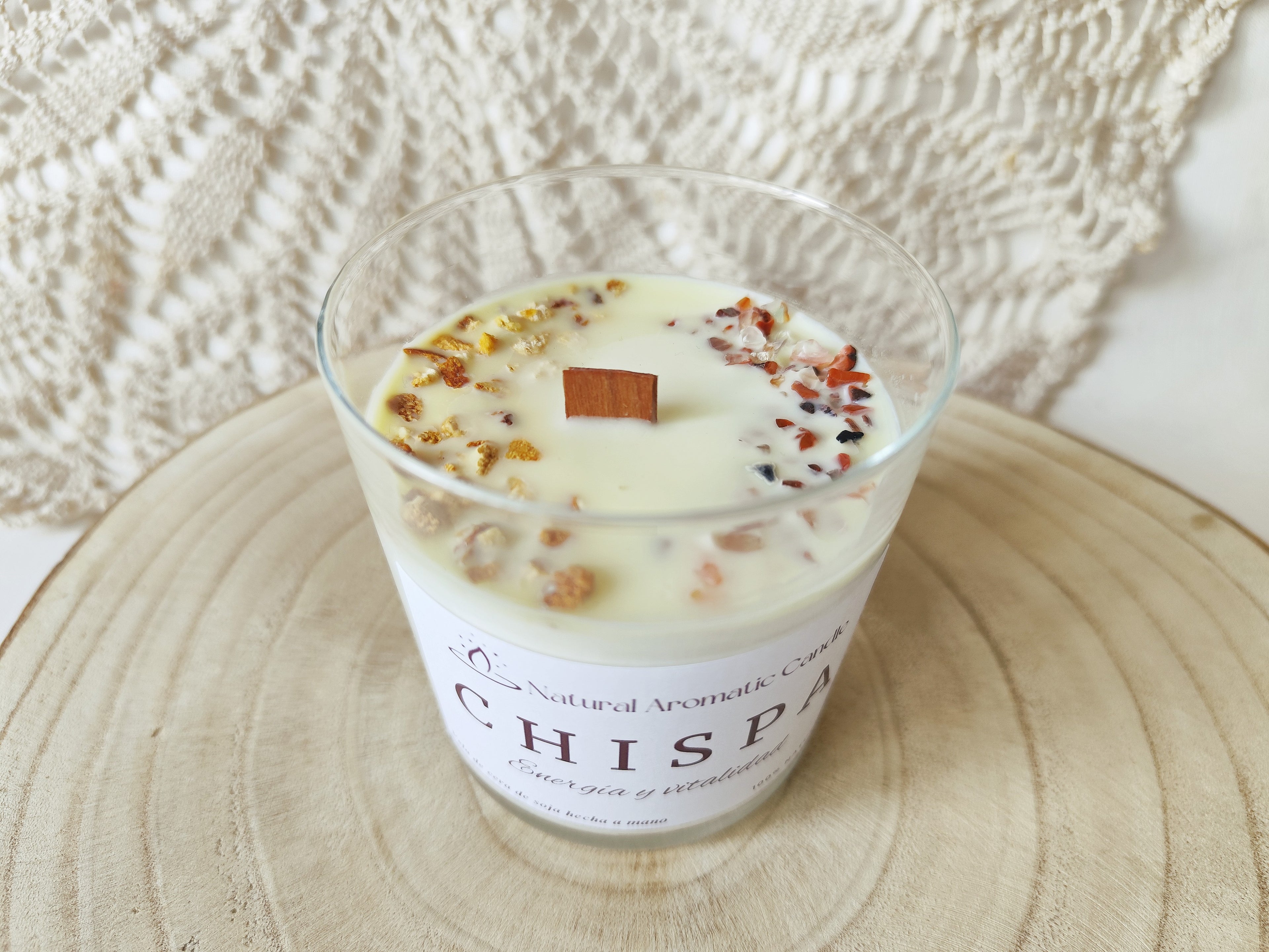 Vela Aromática Chispa – Energia y Vitalidad