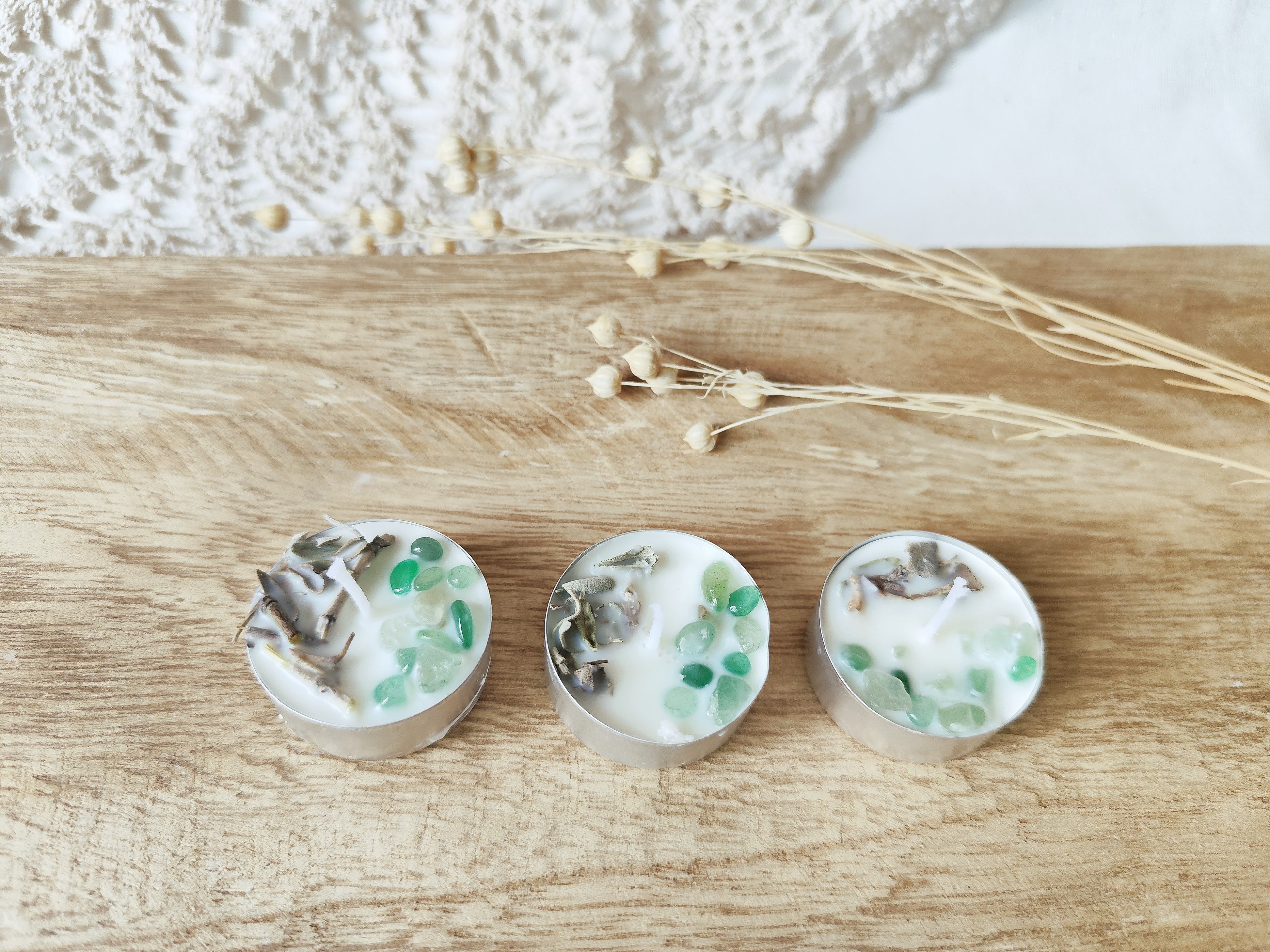 Vela de Té ZEN – Calma y Equilibrio con Canela, Vainilla y Sándalo (Caja de 9 unidades)