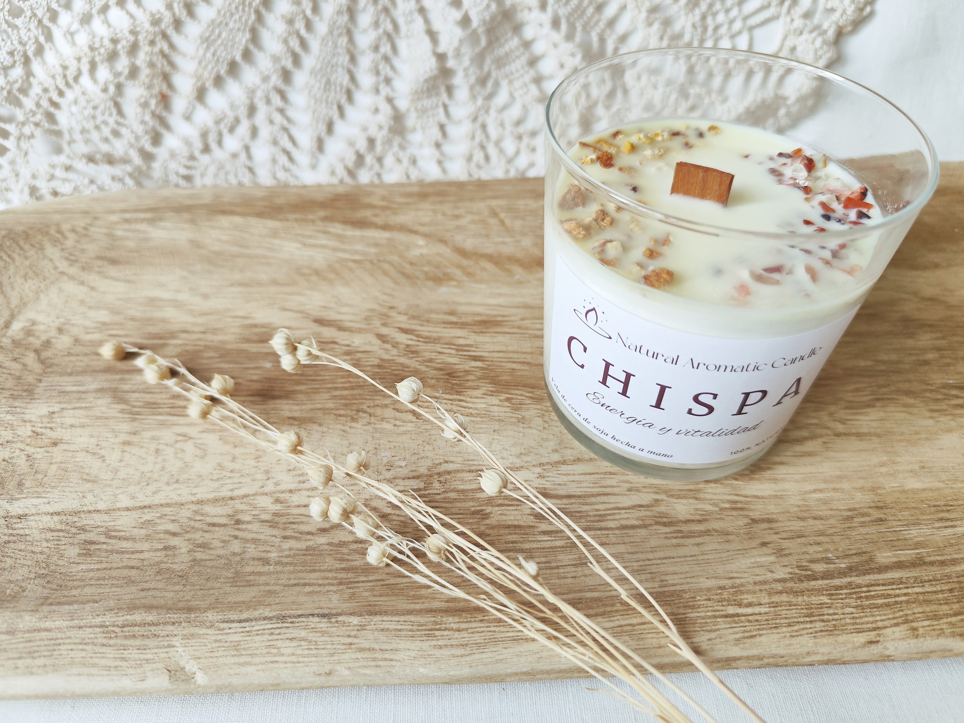 Vela Aromática Chispa – Energia y Vitalidad