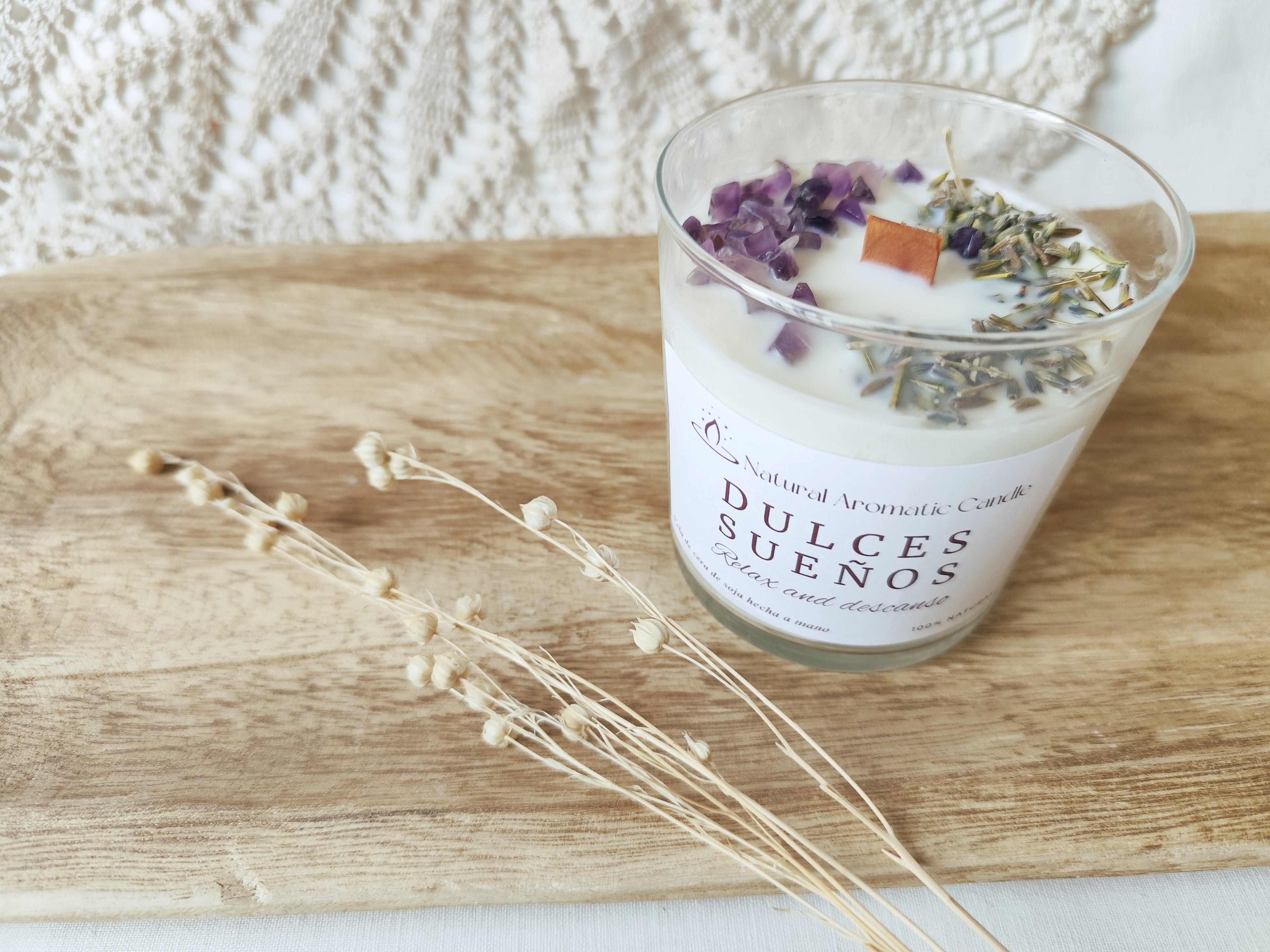 Vela Aromática Dulces Sueños – Relax y Descanso