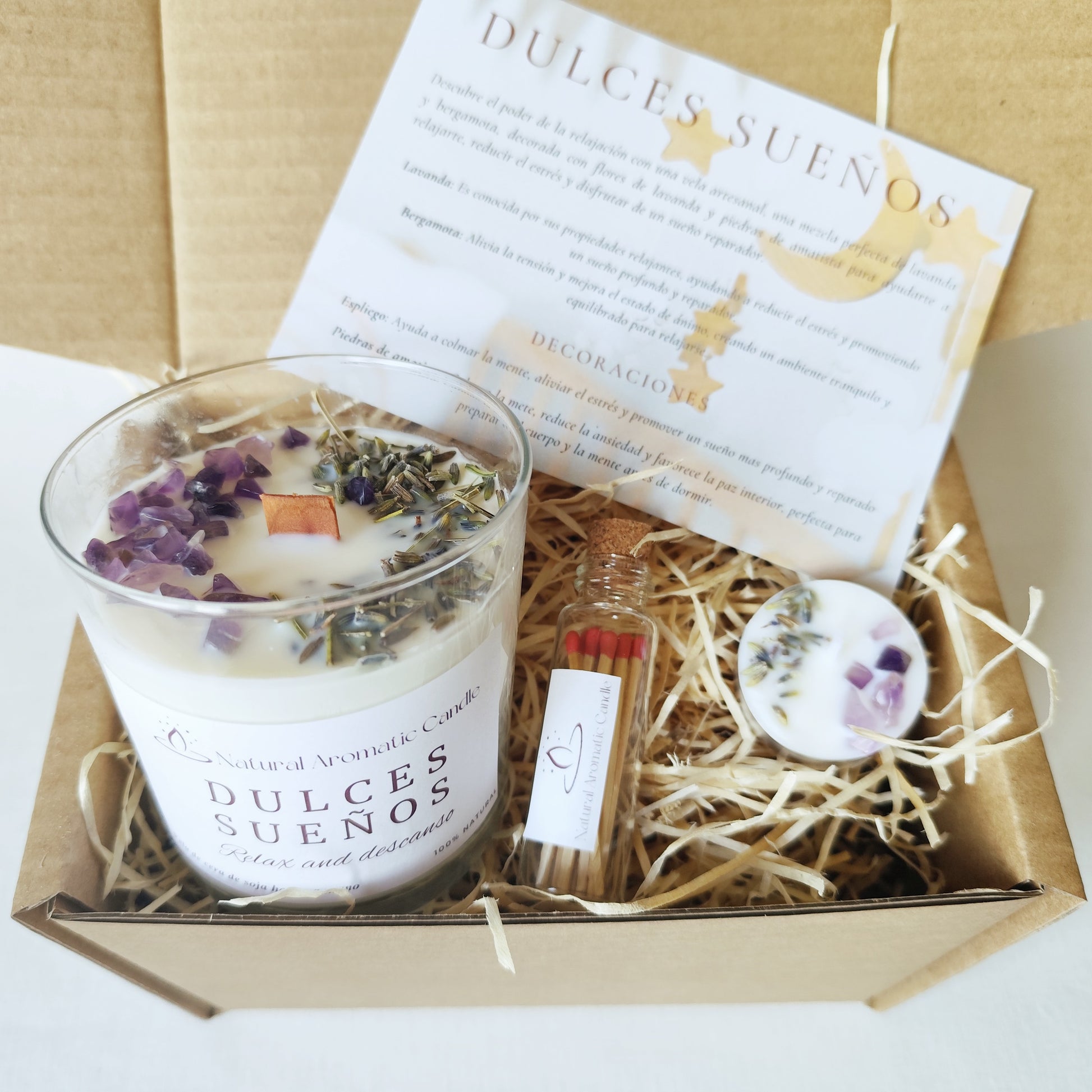 Vela Aromática Dulces Sueños – Relax y Descanso