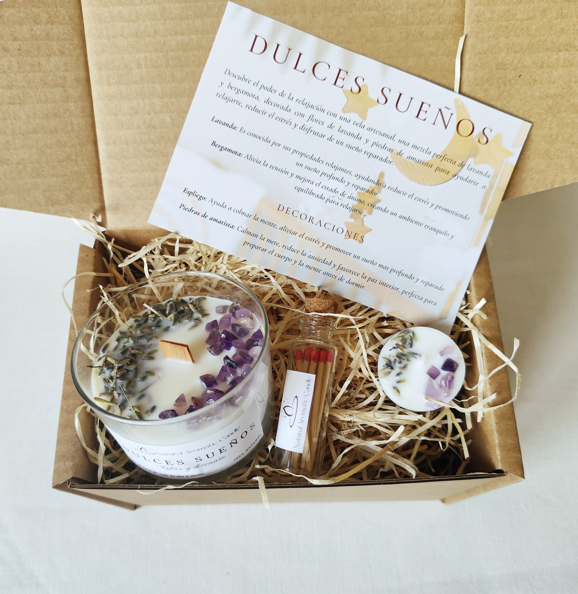 Vela Aromática Dulces Sueños – Relax y Descanso