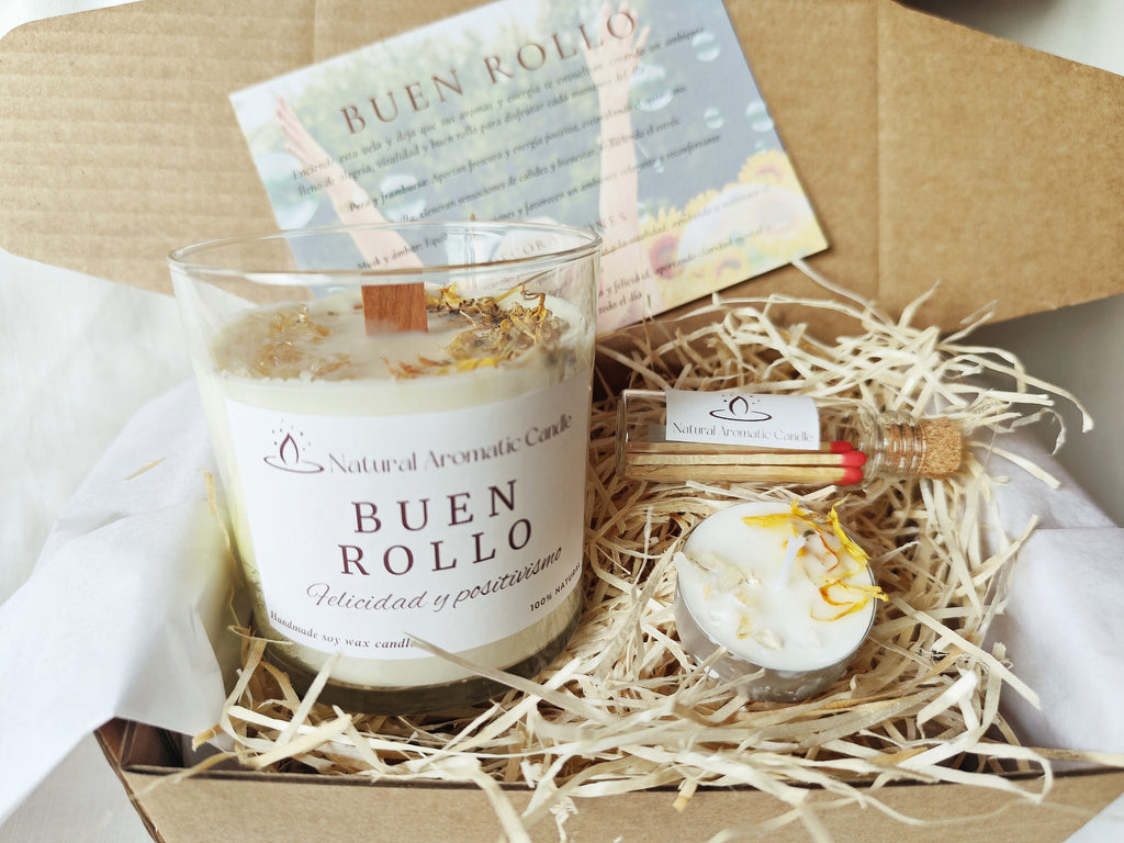Vela Aromática Buen Rollo – Felicidad y Positivismo