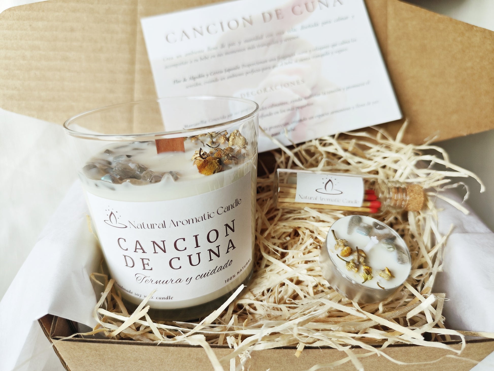 Vela Aromática Canción de Cuna – Ternura y Cuidado