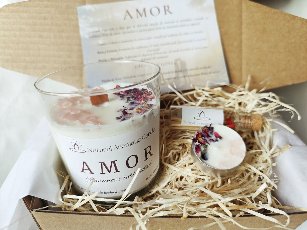 Vela Aromática Amor – Romance e intimidad