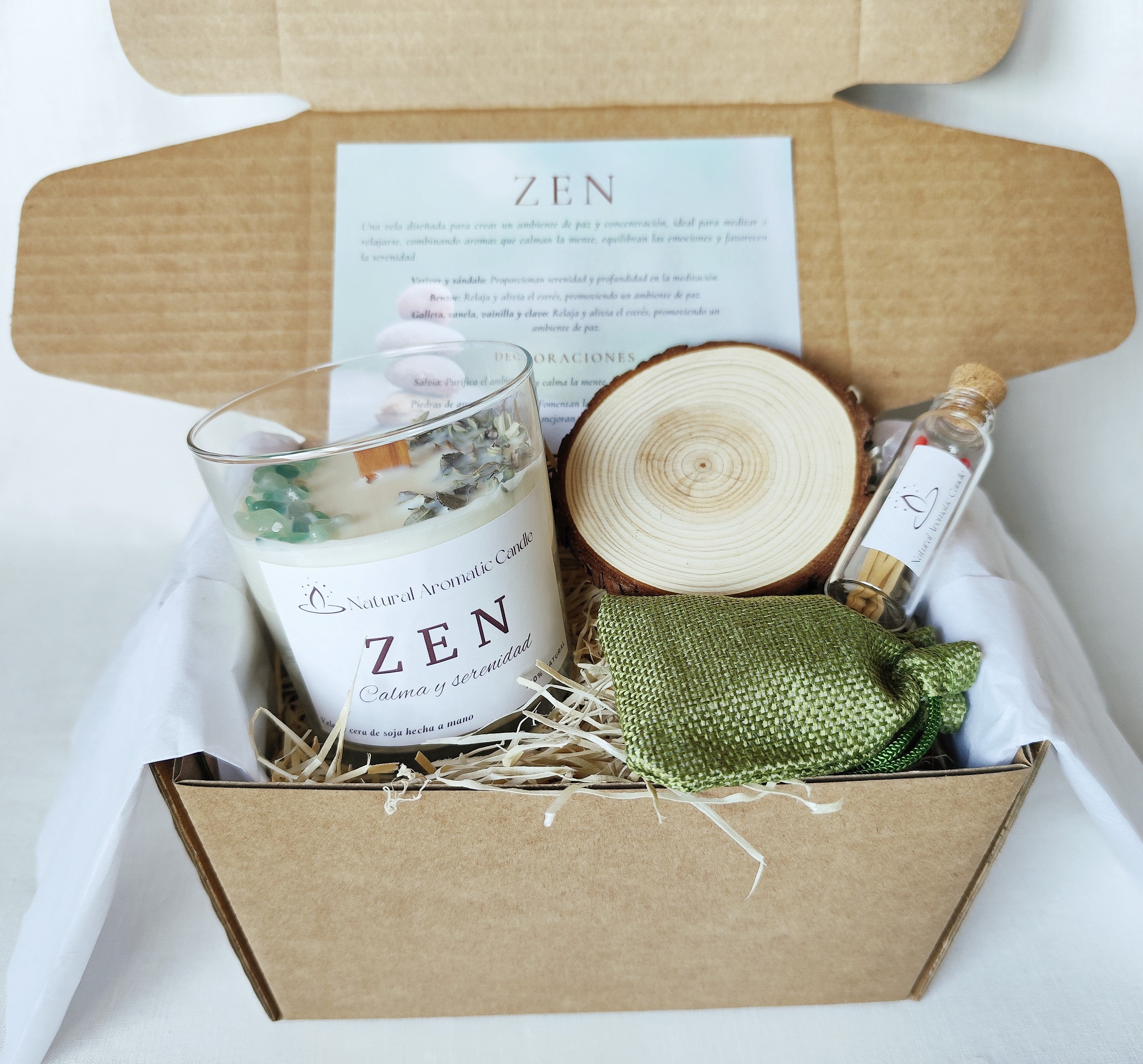 Vela Aromática Zen – Calma y Equilibrio Interior