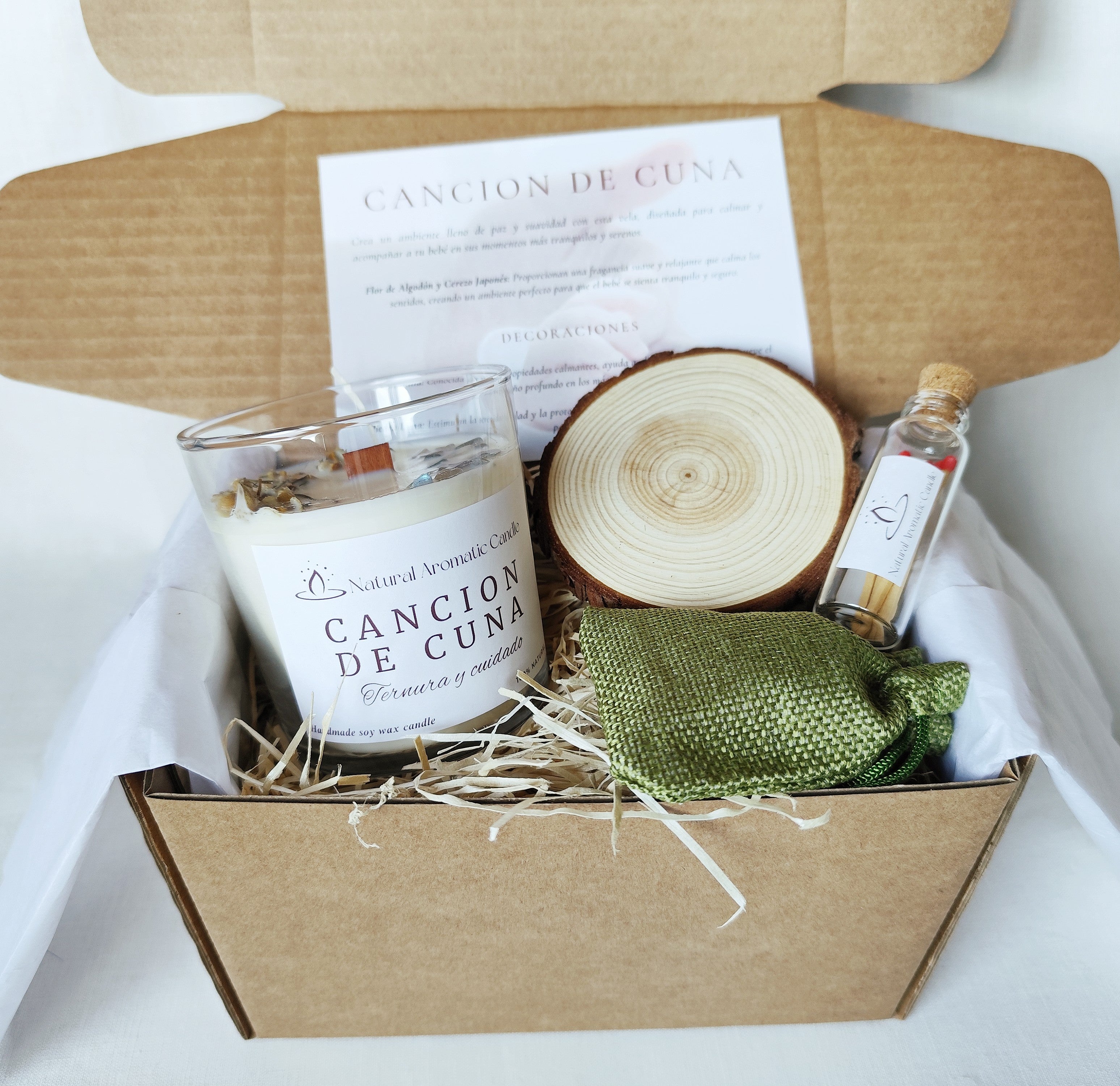 Vela Aromática Canción de Cuna – Ternura y Cuidado