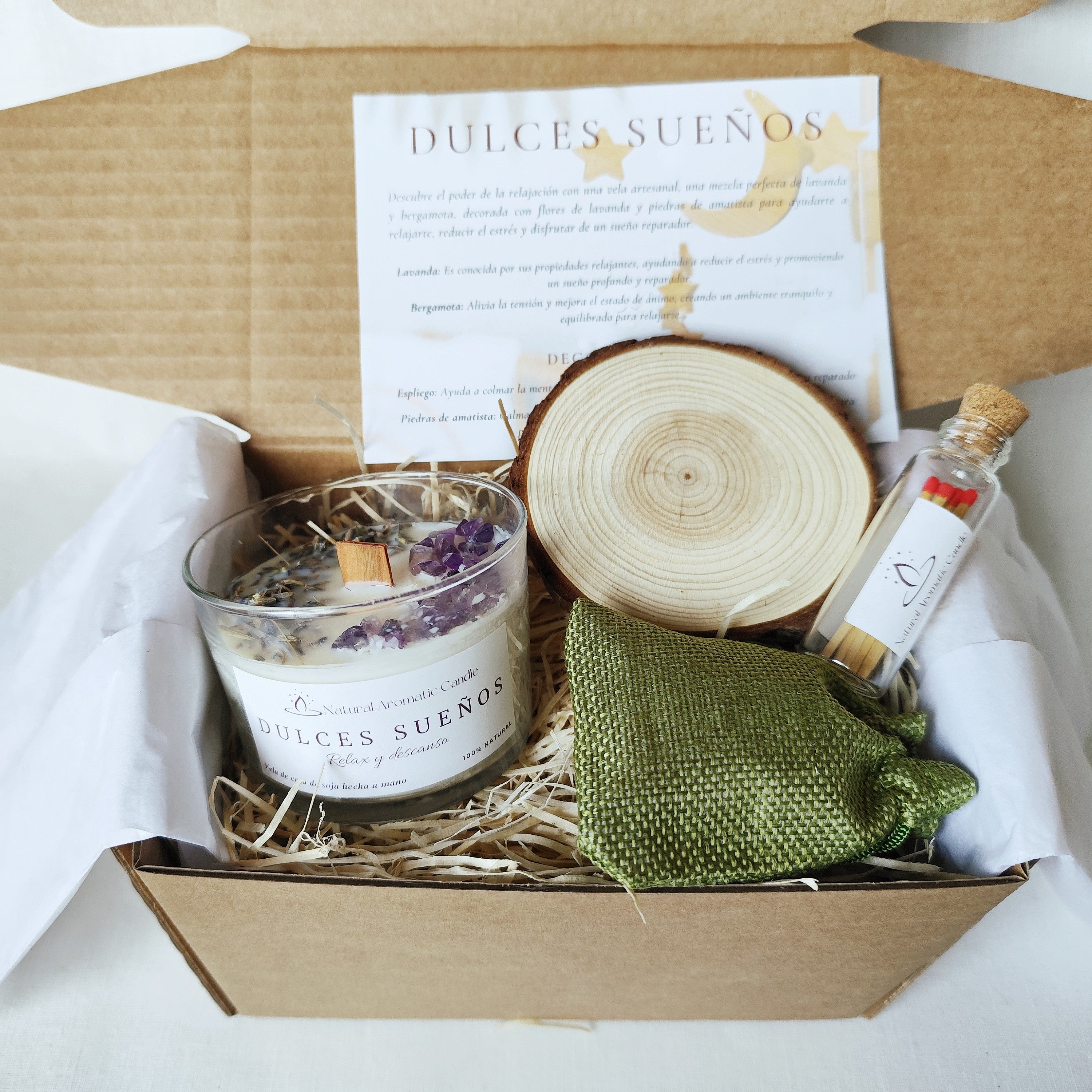 Vela Aromática Dulces Sueños – Relax y Descanso