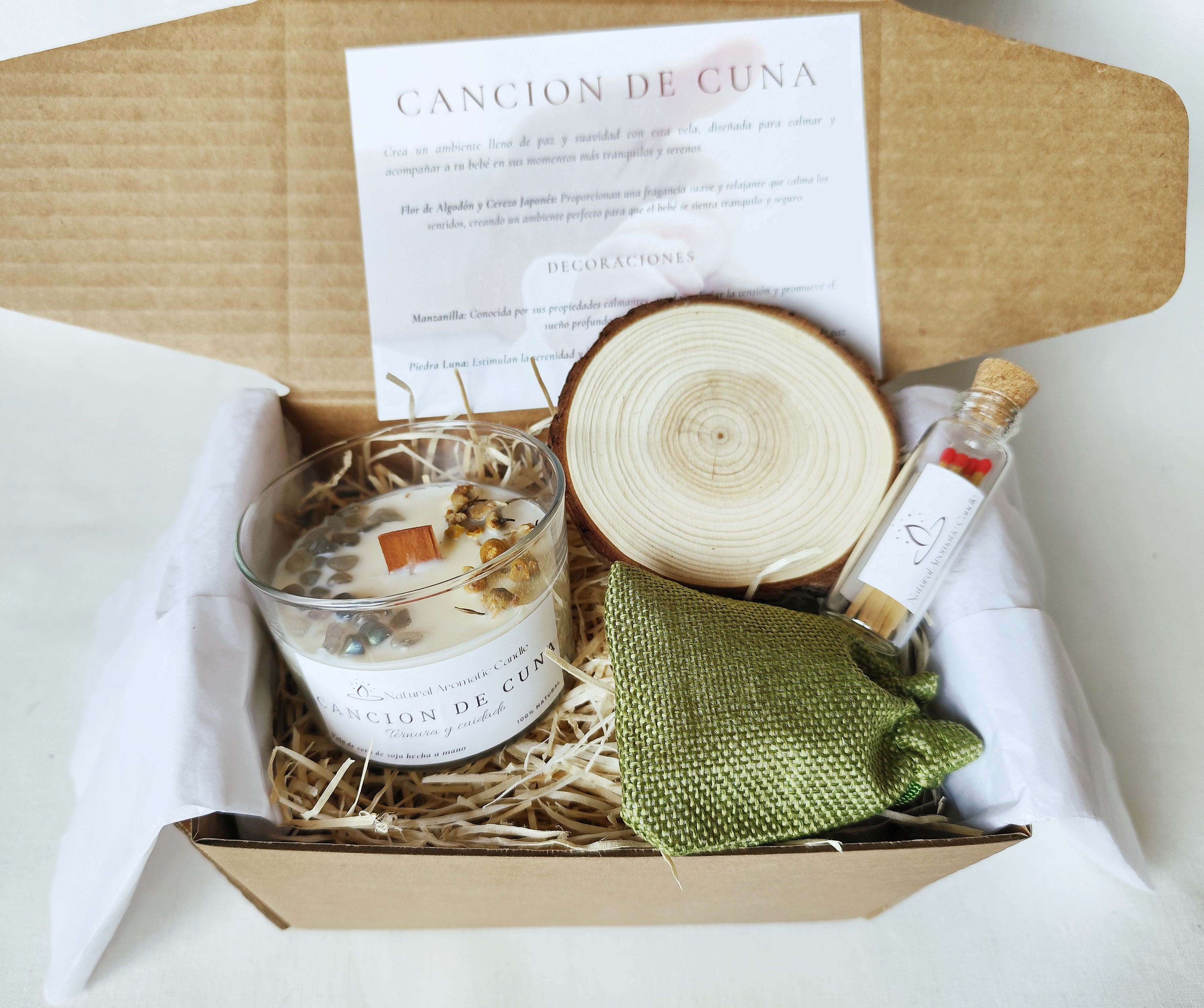 Vela Aromática Canción de Cuna – Ternura y Cuidado