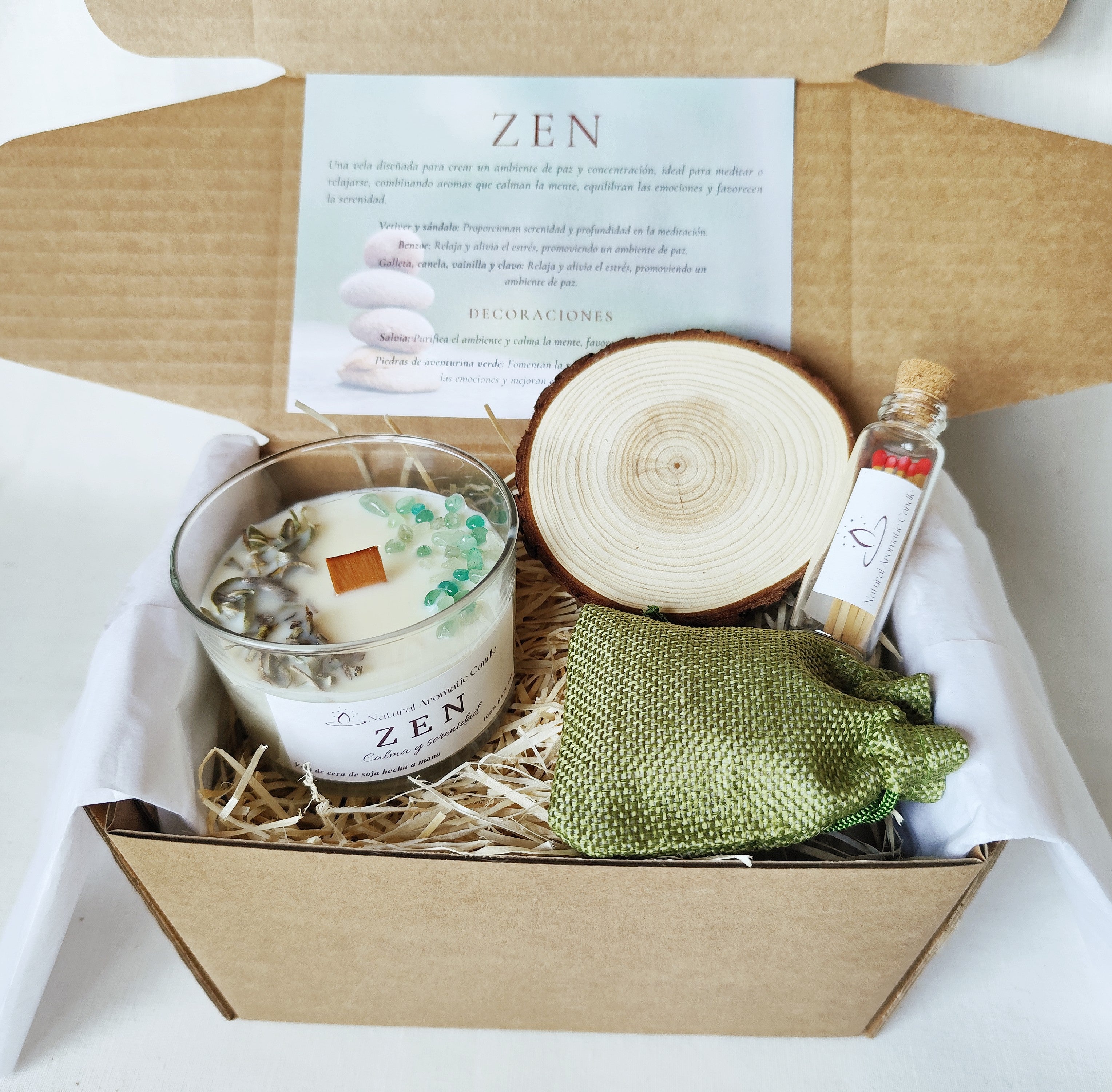 Vela Aromática Zen – Calma y Equilibrio Interior