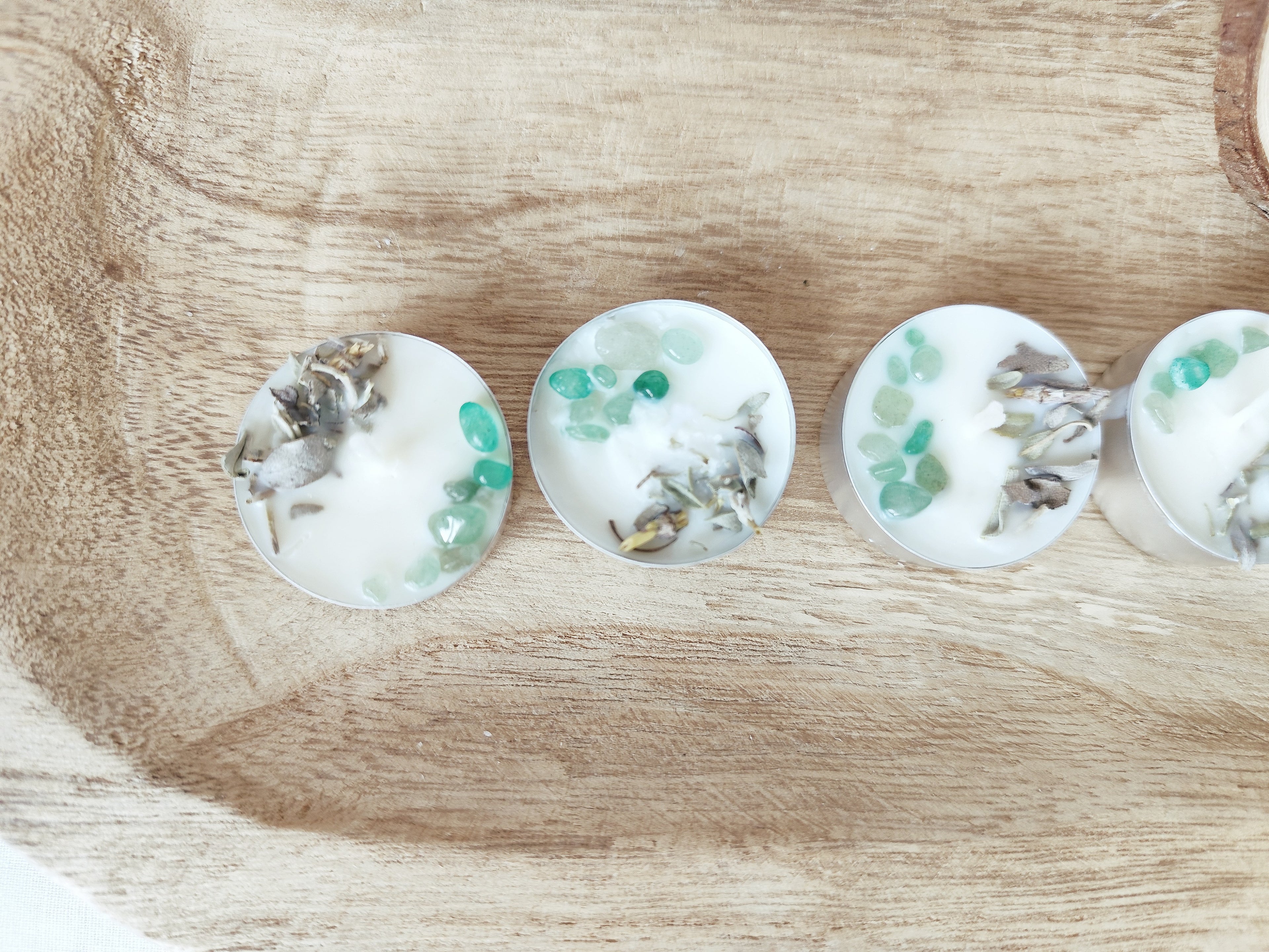 Velas de soja “ZEN” con posavasos de madera incluido
